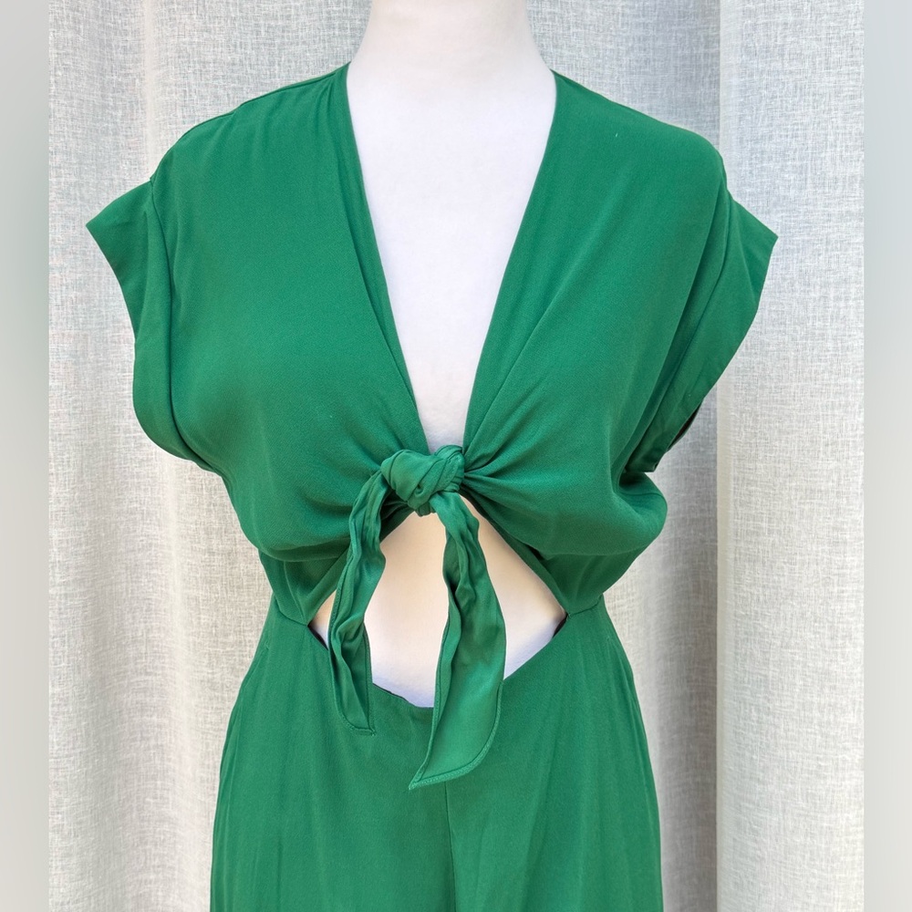 Sandro Paris short sleeve green romper - Picture 2 of 13